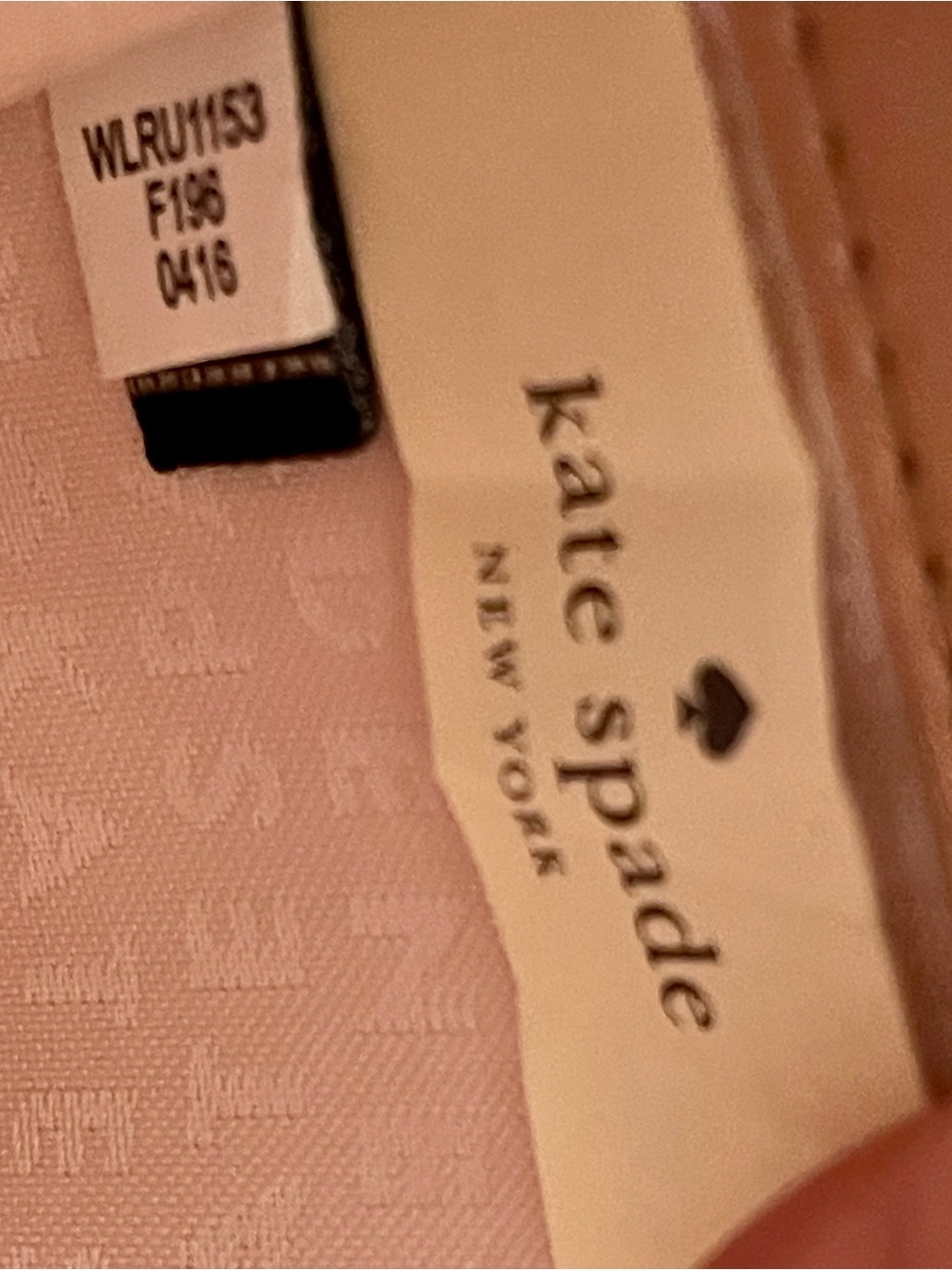 kate spade hard-to-find metallic champagne/rose gold wallet - Picture 6 of 11